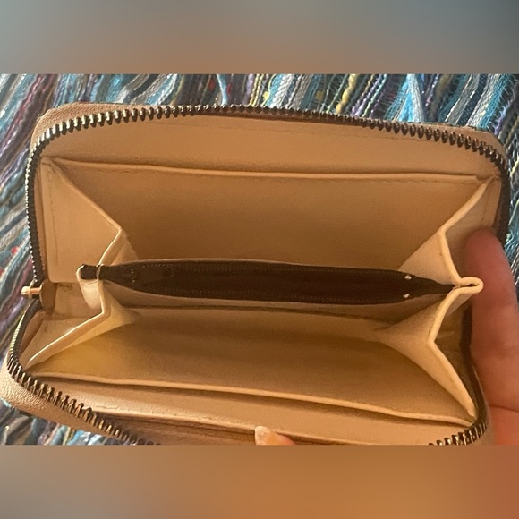 Sparkly blue and gold wallet. Measures approximately 6 x 4”. New without tags. - Picture 8 of 8